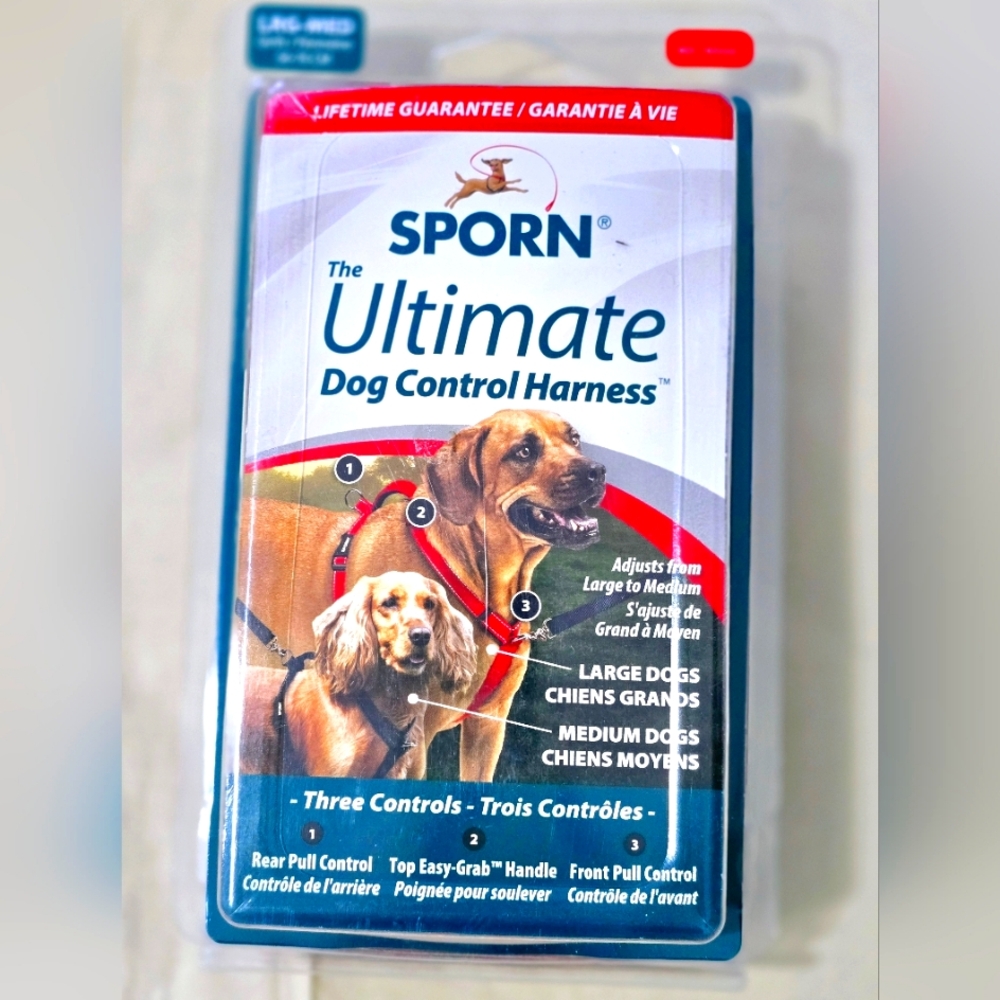 NEW! Sporn The Ultimate Dog Control Harness Size M/L